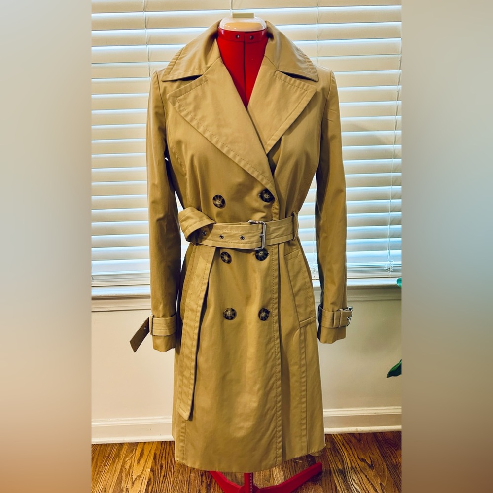 Micheal Kors Knee Length Trench Raincoat